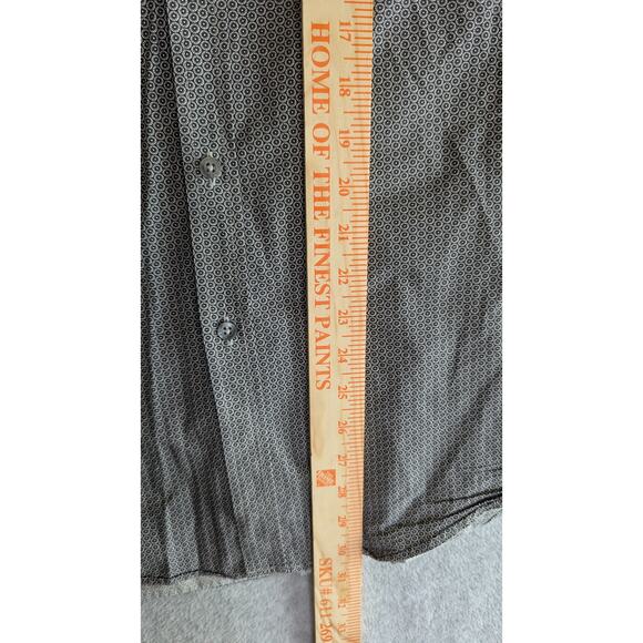 PAUL SMITH Men Dress Shirt Size 39 Classic Fit Geometric Button Up Preppy Italy - Picture 8 of 10